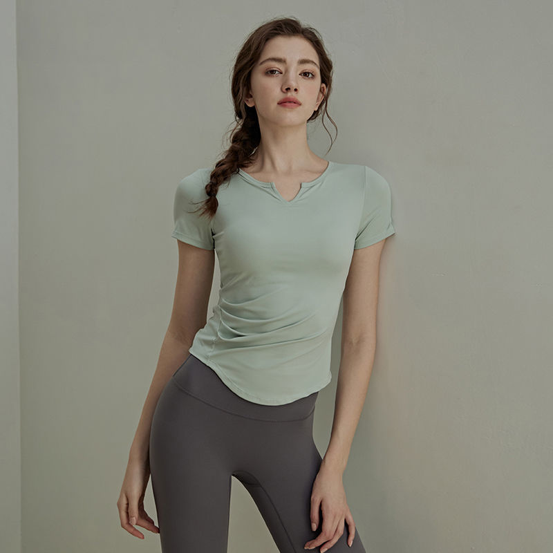 瑜伽服女帶胸墊緊身顯瘦速干運動健身服春夏