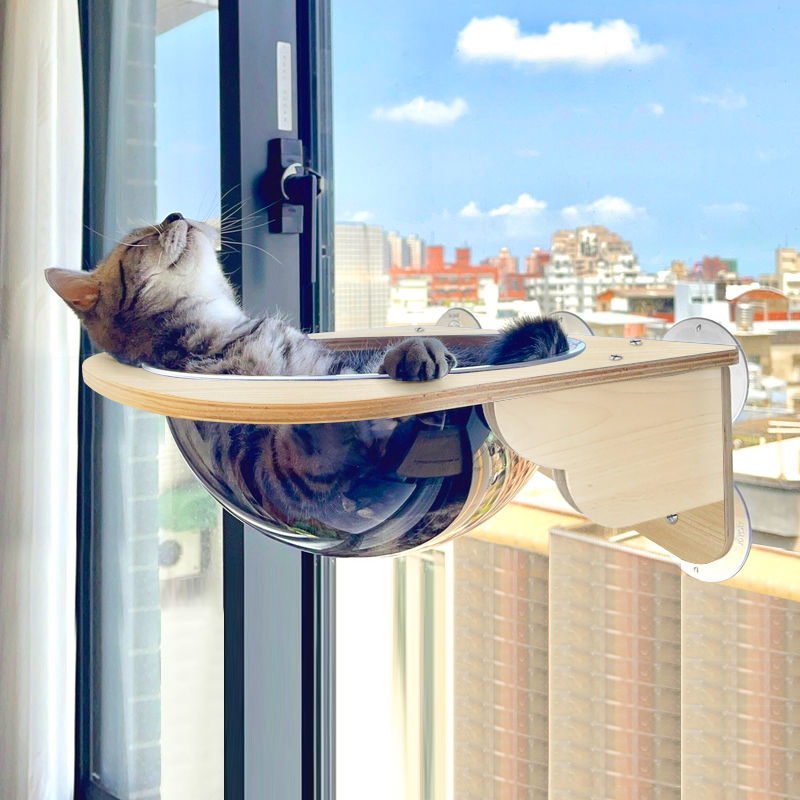宠物猫吊床猫窝猫床挂窝悬挂式猫爬架窗户阳台玻璃猫咪晒太阳神器