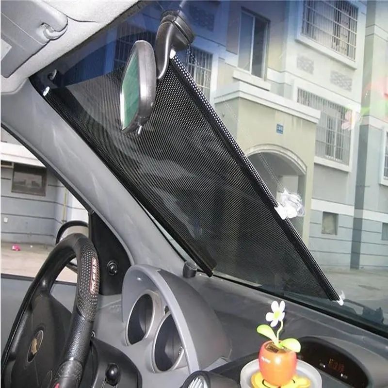 汽车自动伸缩车窗遮阳帘前挡风玻璃遮阳挡车内遮阳板夏季遮光神器