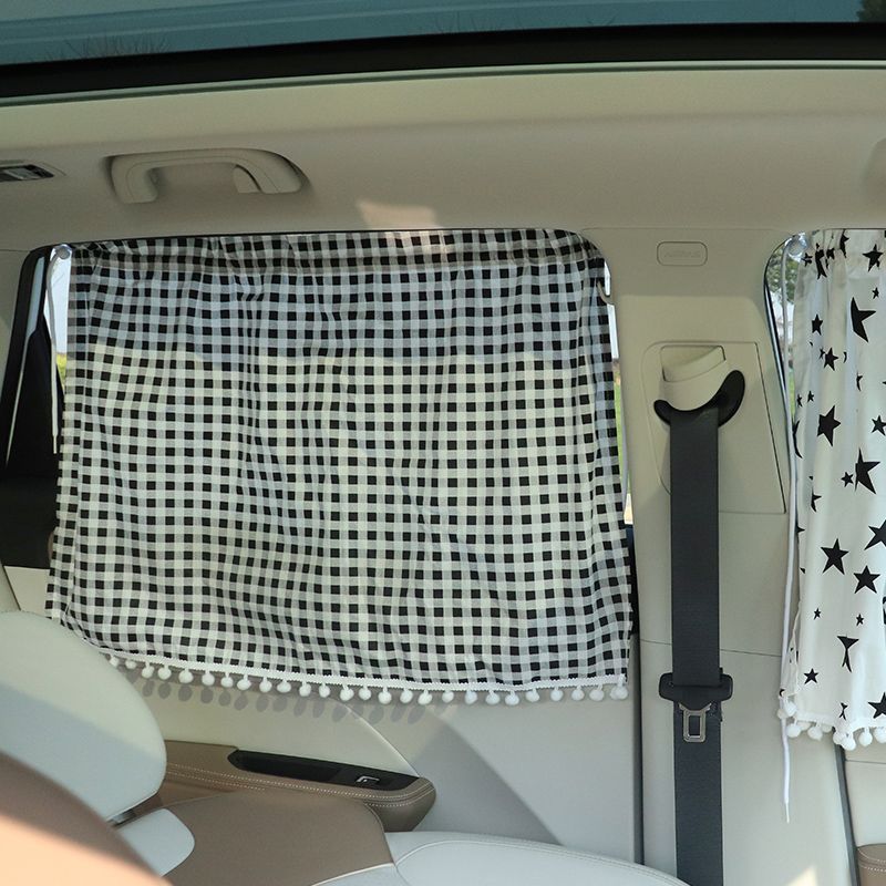 汽车遮阳帘车窗前挡防晒隔热遮阳板侧窗挡光板罩车用隐私帘纱窗伞