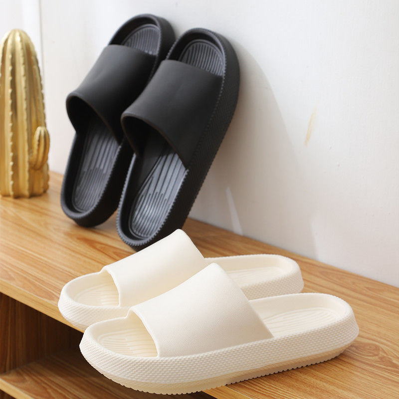 Thick-soled slippers women's summer new home bath indoor EVA non-slip bathroom stepping on sandals and slippers for couples men and women