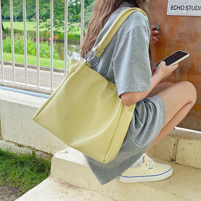 包包女2023新款潮學生手提女包高級感托特包秋冬百搭大容量單肩包