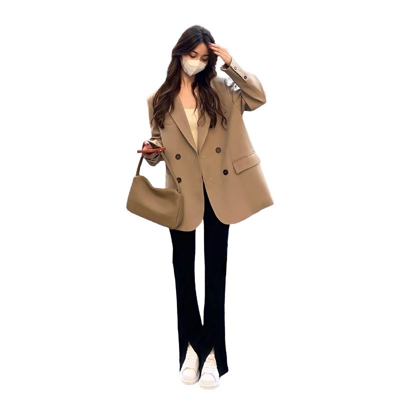 Pure desire style suit jacket women's spring and autumn 2022 new Korean version all-match high-end sense fried street top fashion small suit