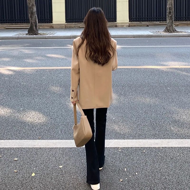 Pure desire style suit jacket women's spring and autumn 2022 new Korean version all-match high-end sense fried street top fashion small suit