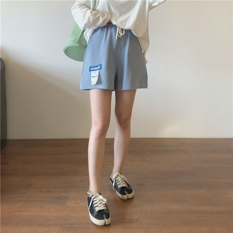 Summer new shorts women's net red Korean version loose and versatile student leisure sports High Waist Wide Leg Pants ins fashion