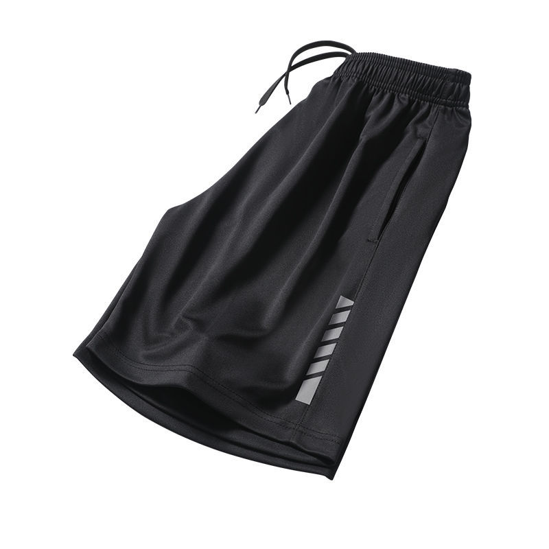 运动短裤男士冰丝夏季薄款健身篮球跑步速干田径训练美式五分裤子