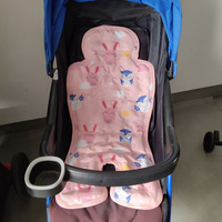 婴儿手推车凉席通用款夏季宝宝车凝胶凉席车垫安全座椅冰垫伞车垫