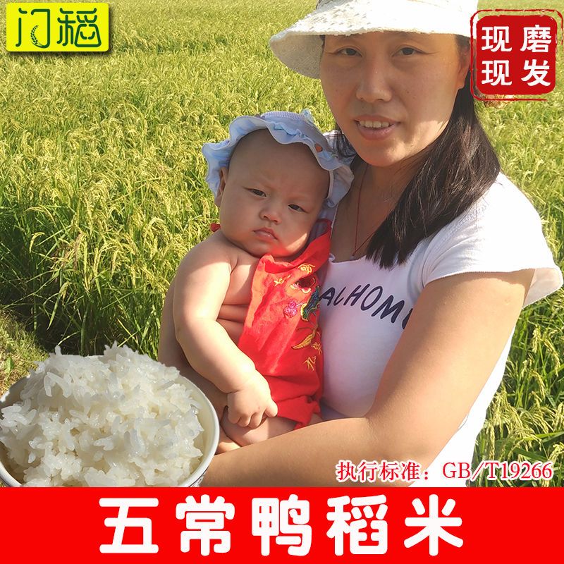 门稻22年新米10斤五常大米稻花香2号大米自产大米粳米5kg东北特产