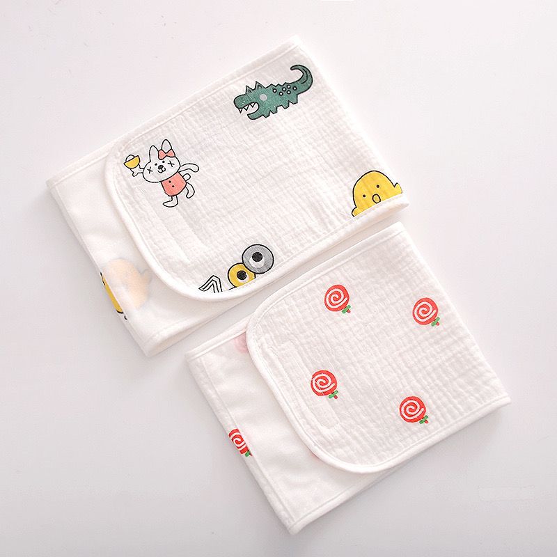 Belly circumference baby summer thin newborn guard belly button belt apron cotton gauze baby sleeping belly circumference anti-cold artifact
