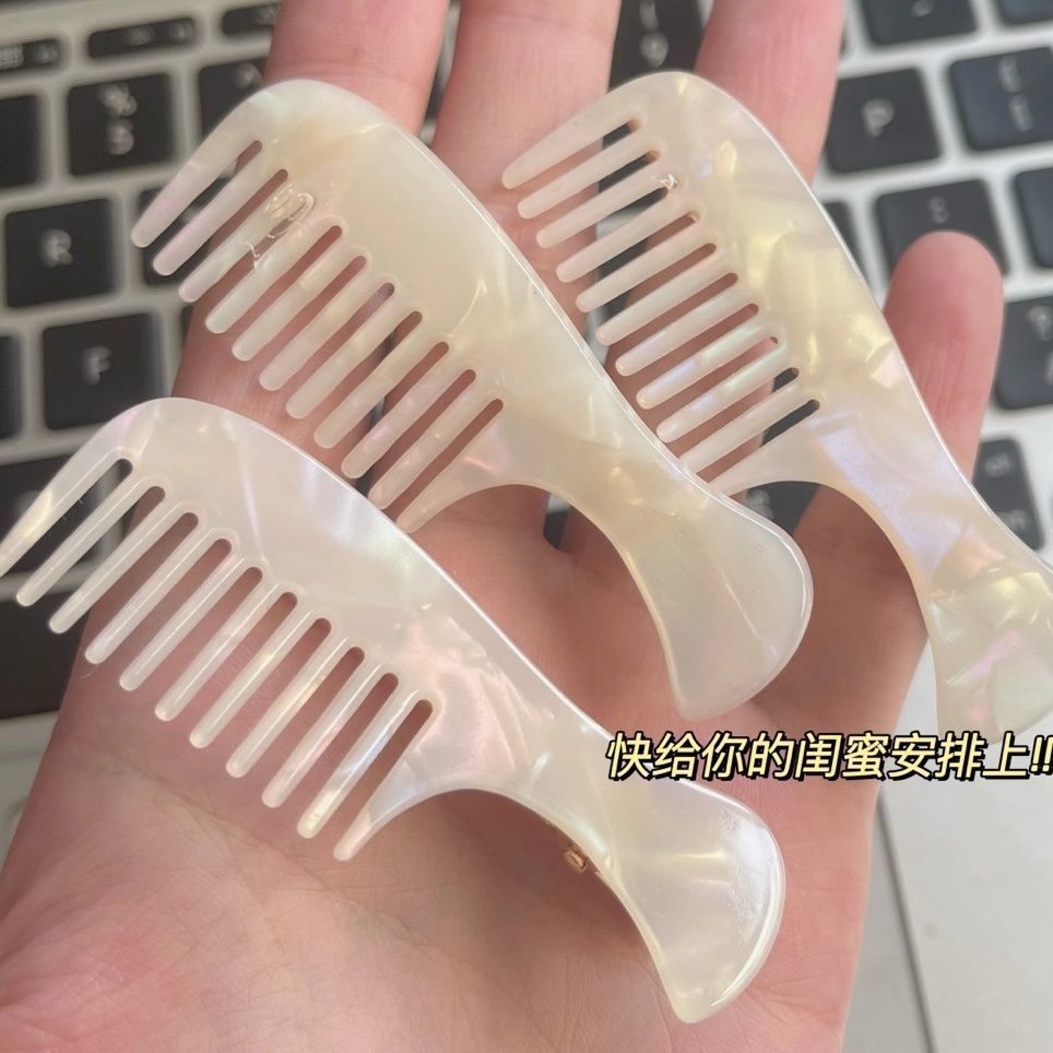 New cute mermaid comb bangs comb hairpin hairpin hairpin creative little red book same style ins