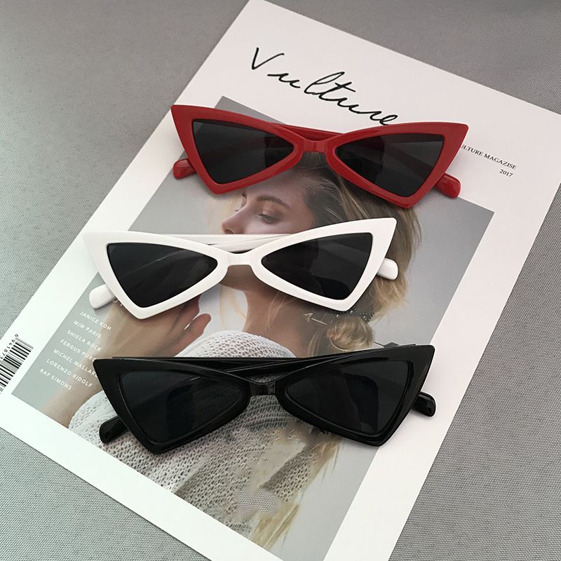 2024 New Sunglasses Retro Triangular Cat Eye Sunglasses Quadrilateral Butterfly Sunglasses_voghion.com