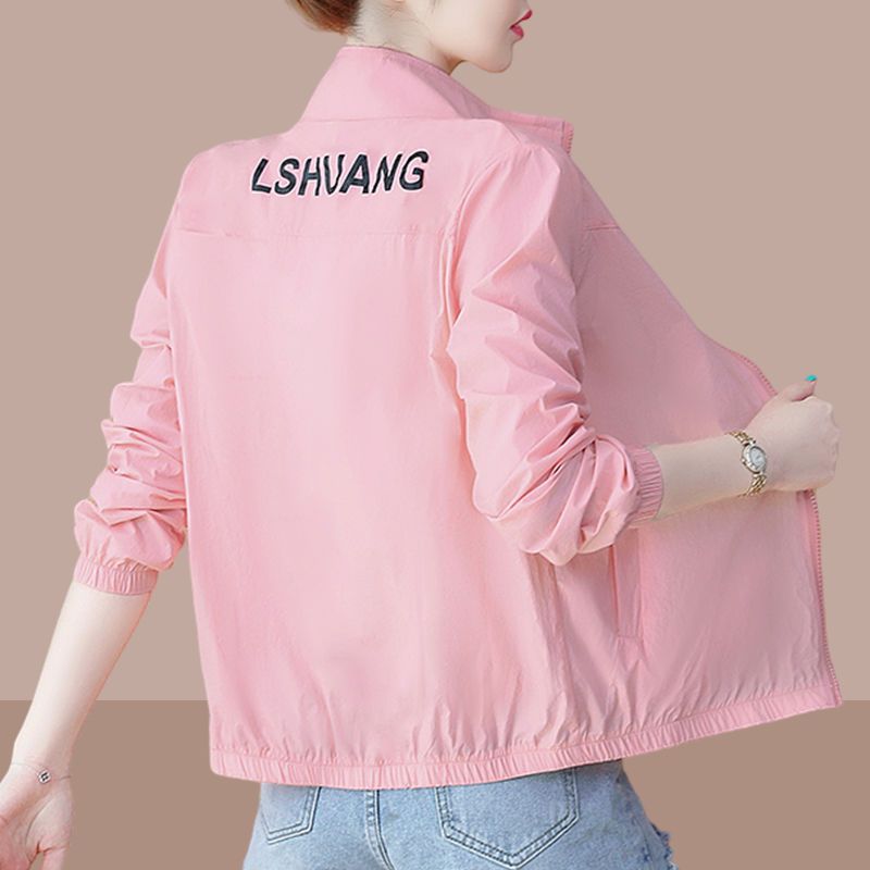 Sunscreen clothing women's outerwear 2023 spring and summer new Korean version loose all-match short cardigan jacket female sunscreen shirt
