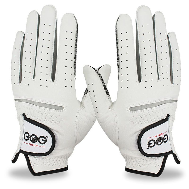 Golfhandschoenen van schapenleer antislip ademend sport_voghion.com