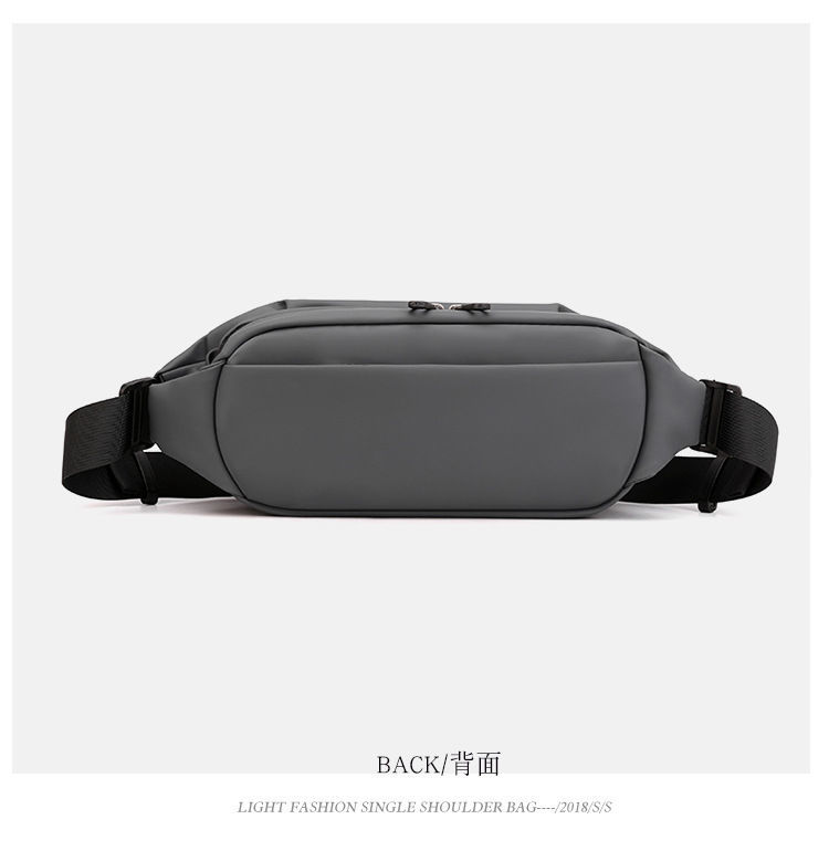 New men's waist pack outdoor running mobile phone bag multi-functional large capacity chest bag casual single shoulder crossbody bag_voghion.com