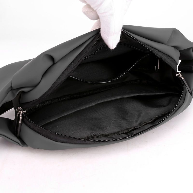 New men's waist pack outdoor running mobile phone bag multi-functional large capacity chest bag casual single shoulder crossbody bag_voghion.com