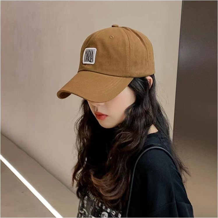 韩国男女棒球帽软顶运动帽子小标可调节春夏鸭舌帽刺绣字母硬顶