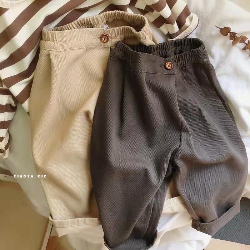 Children's loose casual pants for small and medium-sized children's pants  spring and autumn new boys and girls foreign style harem pants long pants