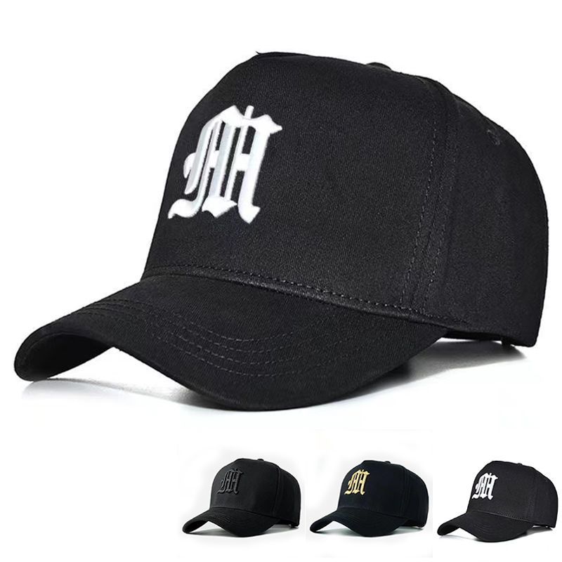 Cappello da uomo di nuovo stile con linguetta piatta, parte superiore alta, testa grande, berretto da baseball rotondo, casual e versatile in primavera e_voghion.com