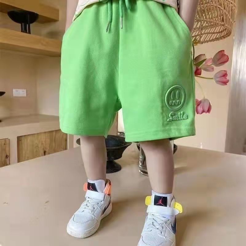 Baby boy shorts summer sports shorts children's casual five-point pants summer new cotton shorts Korean version