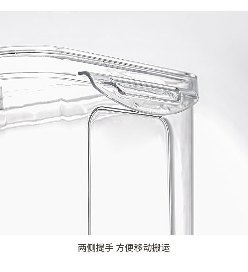 pet冰箱收纳盒保鲜盒食品级透明水果蔬菜冷冻密封盒厨房整理神器