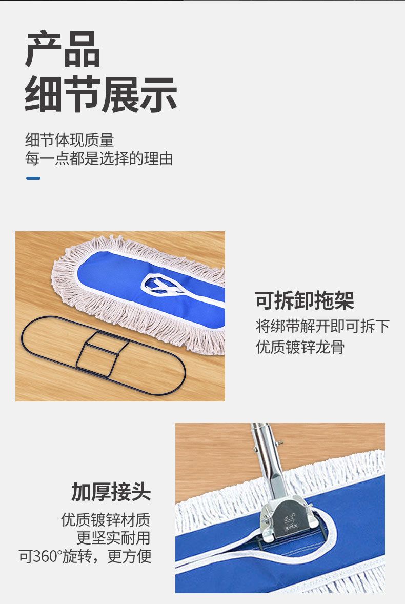 家用大号平板拖把排拖尘推懒人神器干湿两用一拖净吸水可替换布头