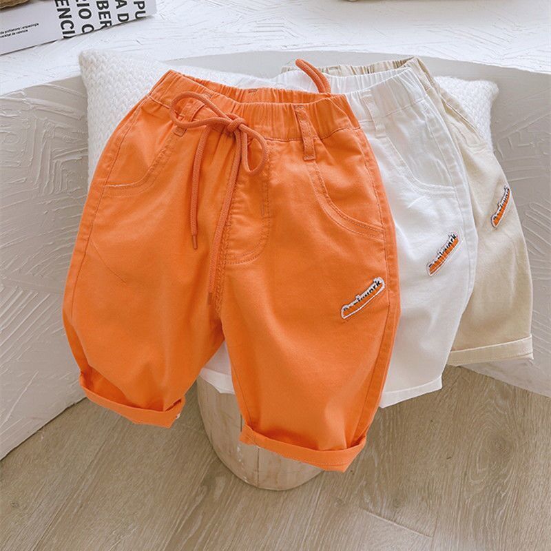 Boys' summer shorts thin section loose trendy children's five-point pants children's summer pants baby Korean style casual pants