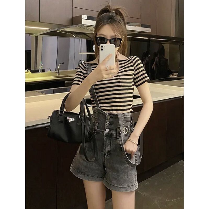 Large women's summer suit women's 2022 new style pure desire Spice Girl suspenders foreign style aging jacket two piece suit fashion