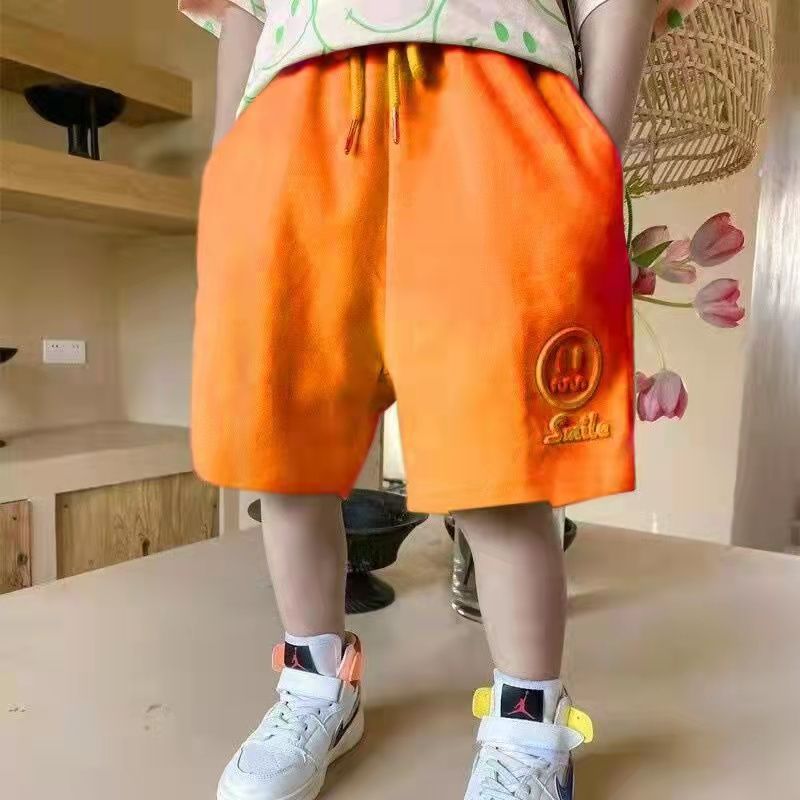 Baby boy shorts summer sports shorts children's casual five-point pants summer new cotton shorts Korean version