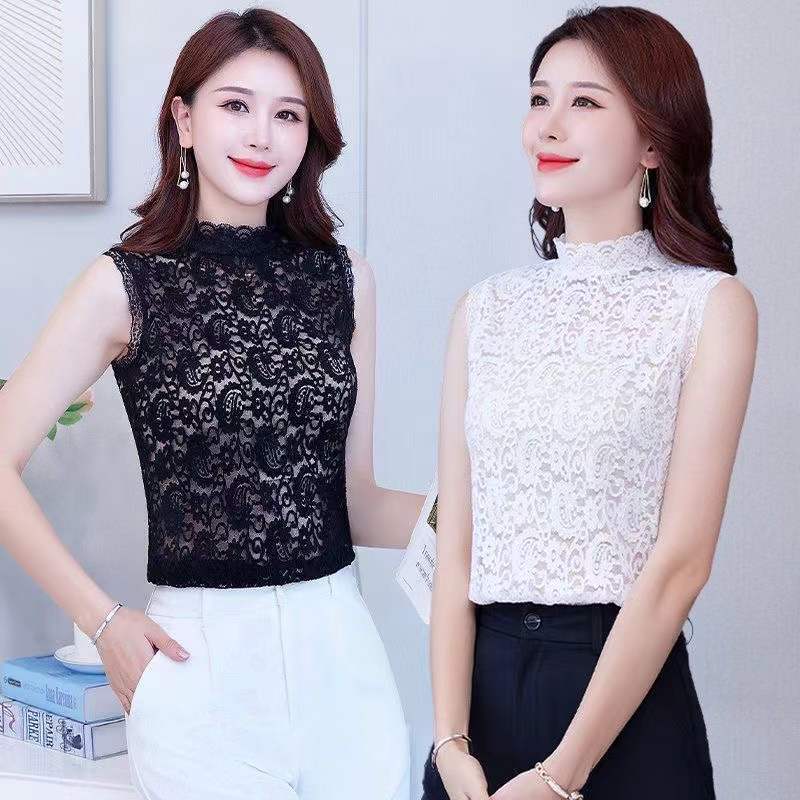 New fake collar women's long sleeveless high-end shirt collar with sweater lace autumn and winter bottoming