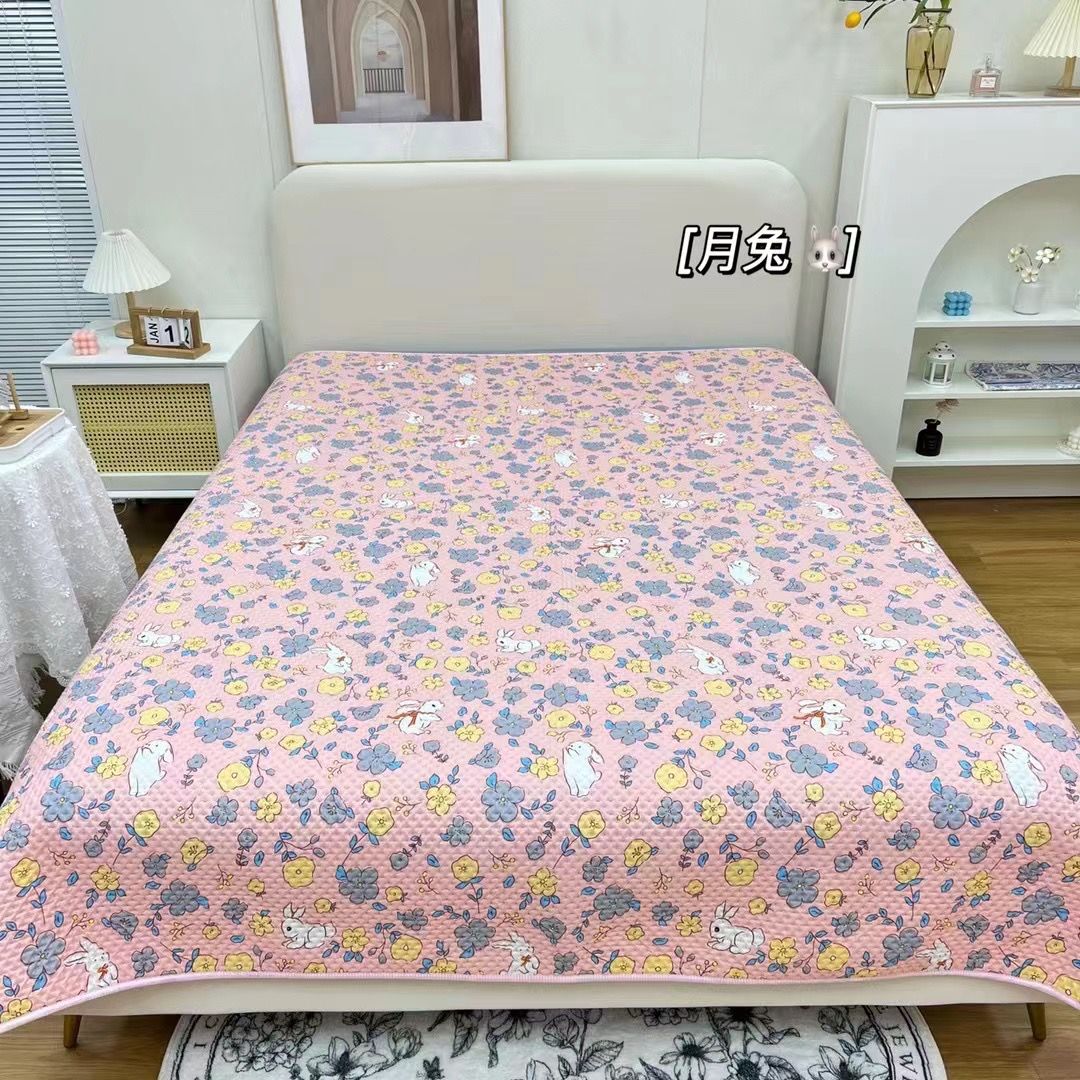 床单单件三层夹棉加厚床盖四季款1 8床双人多功能防滑可机洗床垫 咩吔值得买