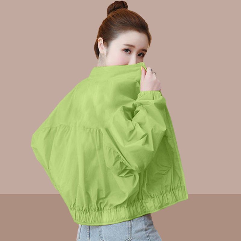 Sun protection clothing women's short coat loose  spring and summer new Korean version small trendy casual sun protection shirt jacket