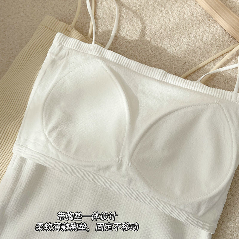 Ou Shibo underwear big breasts show small anti-sagging anti-sagging chest wrap chest anti-skid chest tube top beautiful back bra women's sports vest