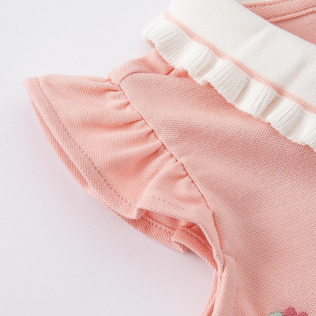 女童夏季T恤2022新款童装儿童短袖小童女孩宝宝夏装粉色洋气上衣