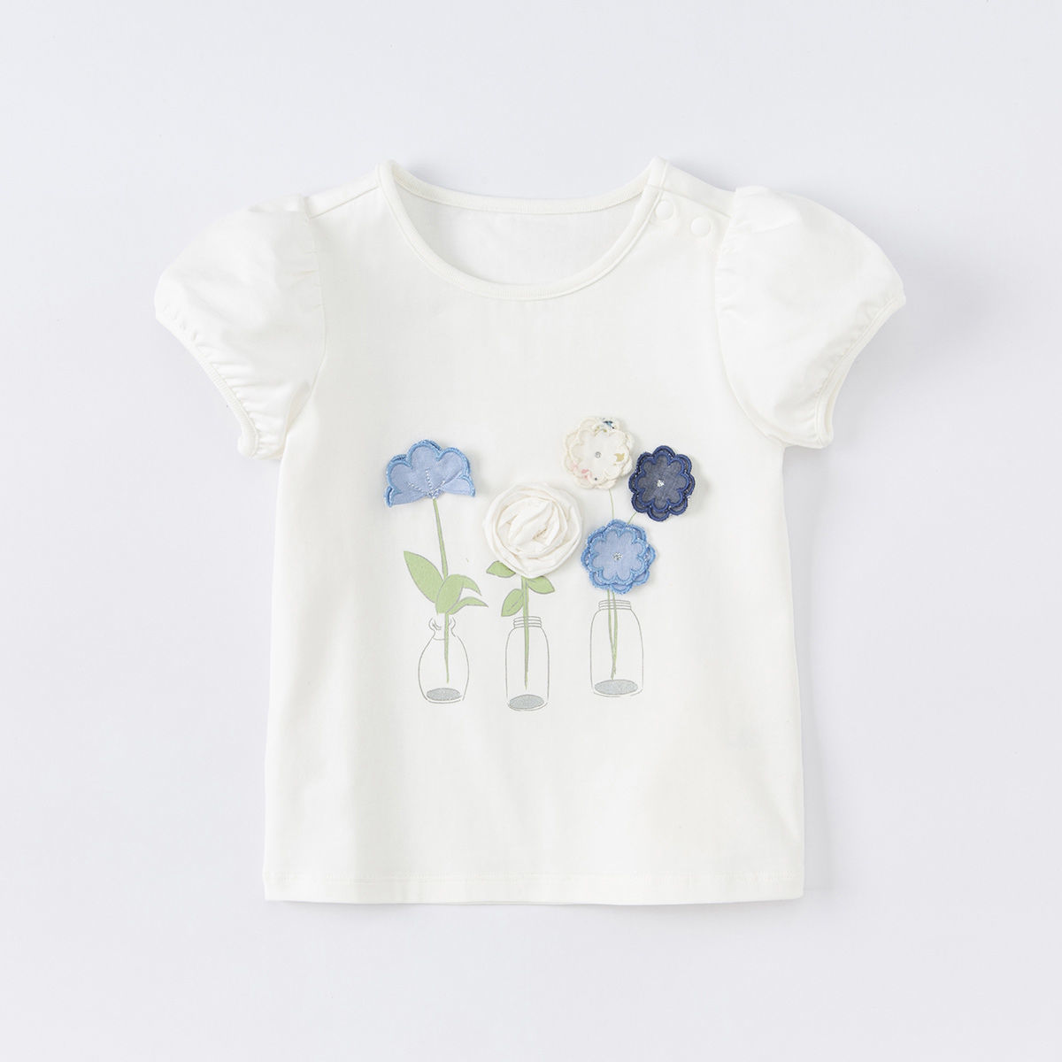 女童T恤2022夏季新款童装儿童短袖薄款衣服小童宝宝夏装洋气上衣