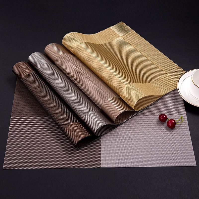 Western style mat waterproof, oil proof and heat insulation mat dining table mat advanced French dining mat ins style Nordic high-end mat desktop