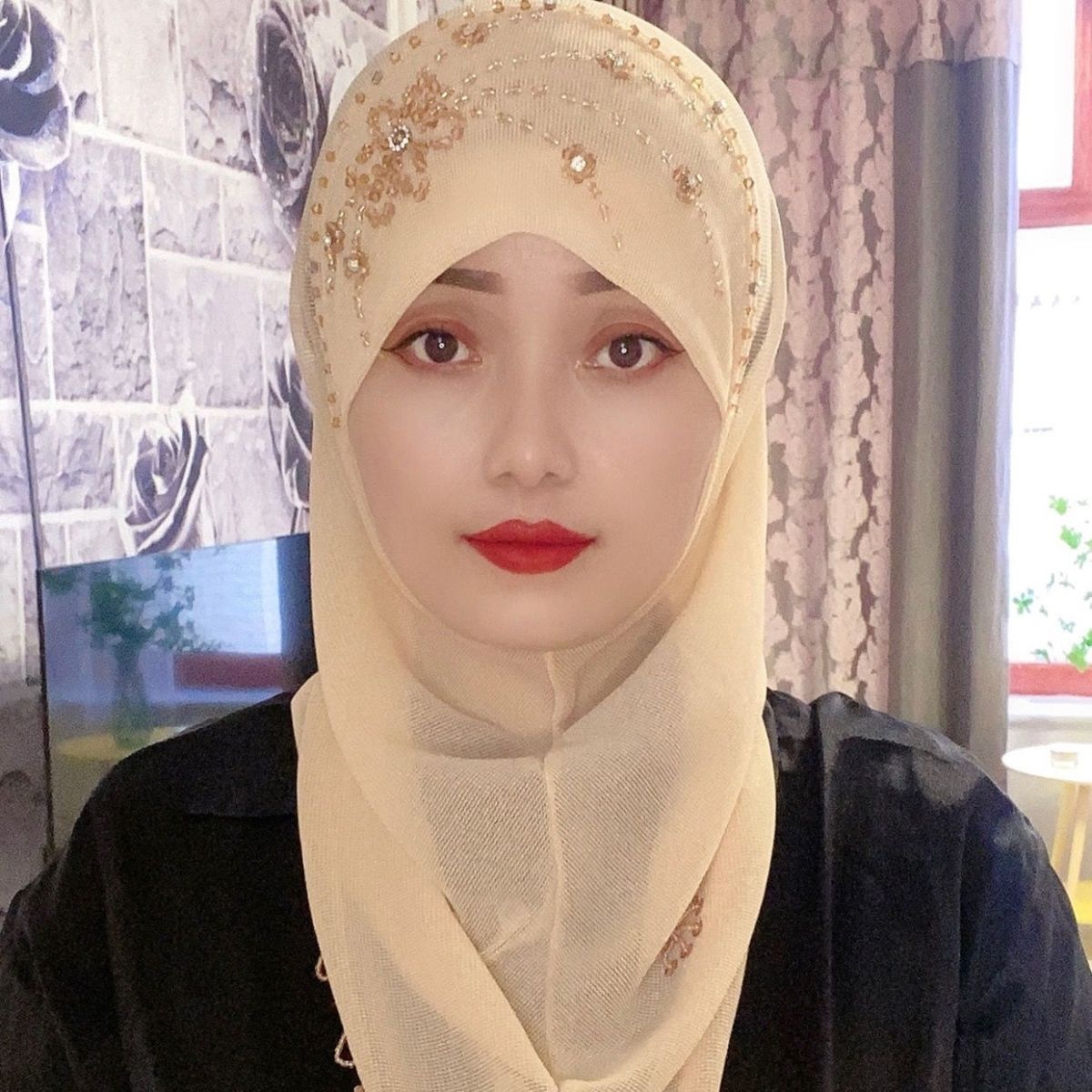 Hui nationality hijab (order to send bottom hat) light fabric new hijab middle-aged and elderly worship hijab Muslim