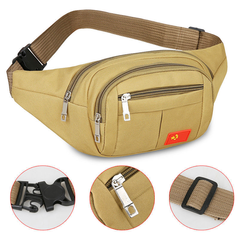 Waist bag men's work site belt women's running mobile phone bag multi-functional work bag large capacity cash register bag