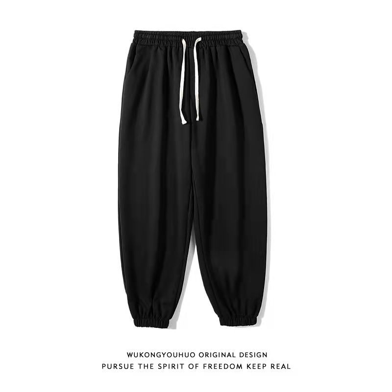 American-style trousers with summer beams, trendy brand street loose thin section casual all-match sports pants couple spring trousers men