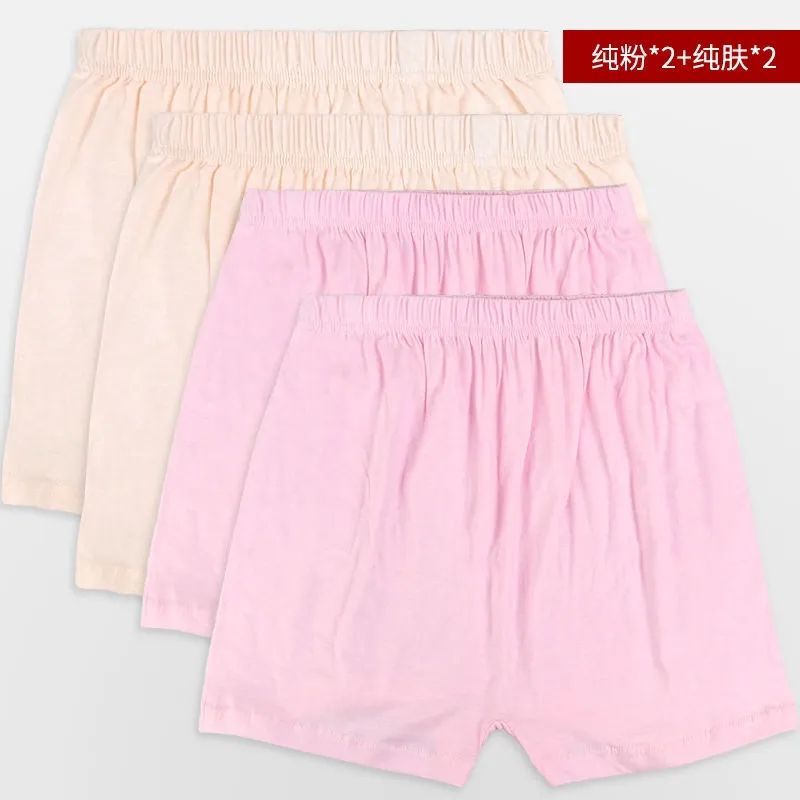 Grandma loose safety pants elderly underwear female mother high waist ladies boxer pure cotton large size simple underwear