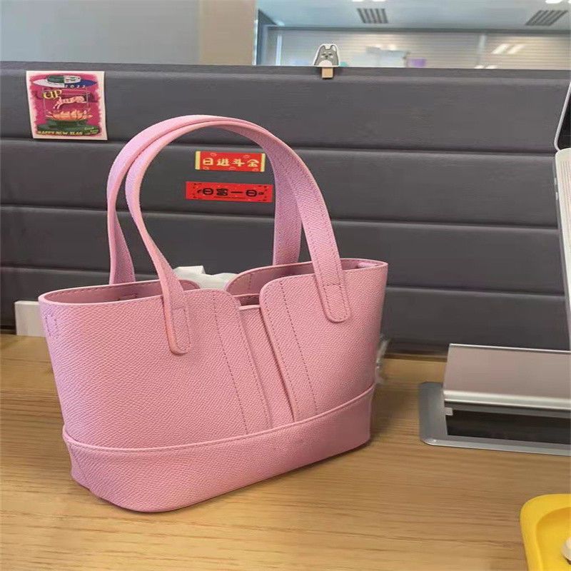 Niche women's bag new explosive style retro high-end texture fashion bucket bag tote bag female vegetable basket handbag