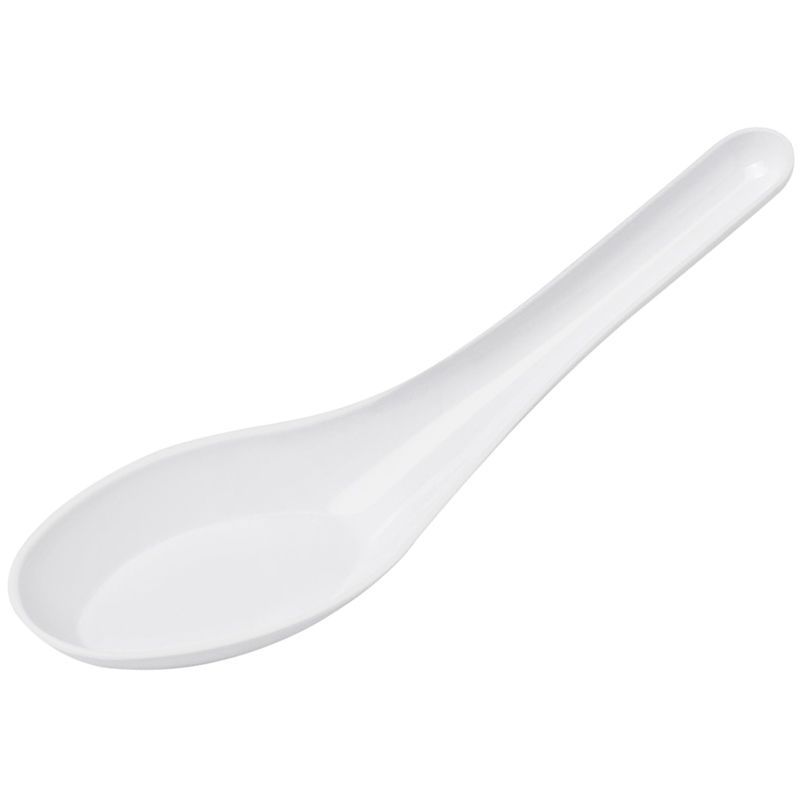 一次性勺子塑料汤勺打包外卖快餐饭勺商用透明加厚黄色勺调羹汤匙