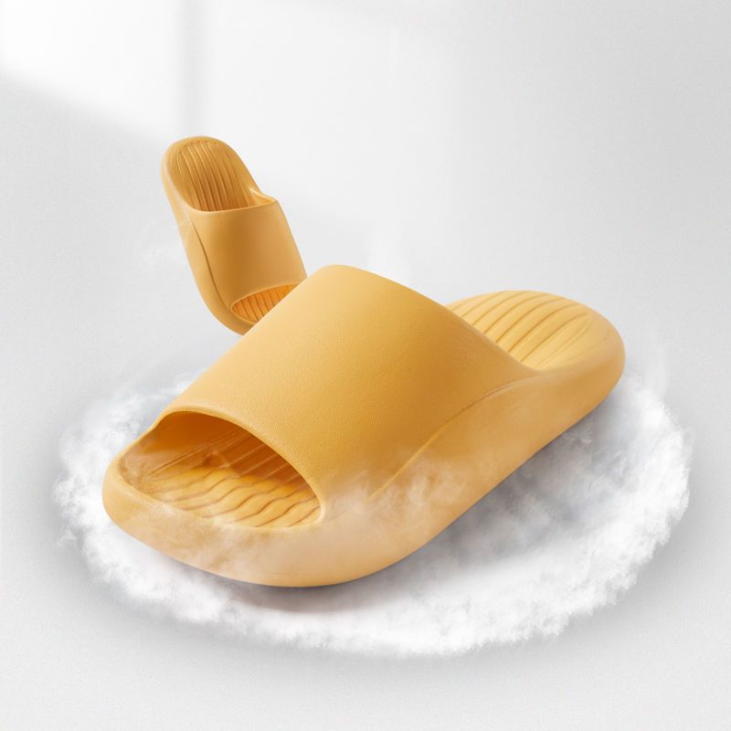 Yimo bathroom slippers for men indoor non-slip bathing home anti-odor home slippers with poop feeling for women summer home use