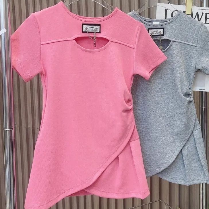 Sommerkollektion 2022: Sportliches Freizeitkleid für Mädchen, Kleinkinder und junge Mädchen_voghion.com