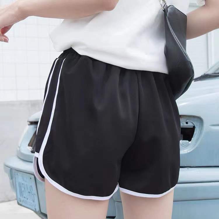 Sports Shorts Loose High Waist Summer Leisure Yoga Pants Running Home Shorts Female Korean Wide Leg Shorts Pants