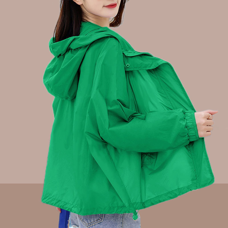 Sunscreen clothing women's outdoor sunshade 2023 summer new Korean version thin section ins coat loose large size sunscreen clothing tide
