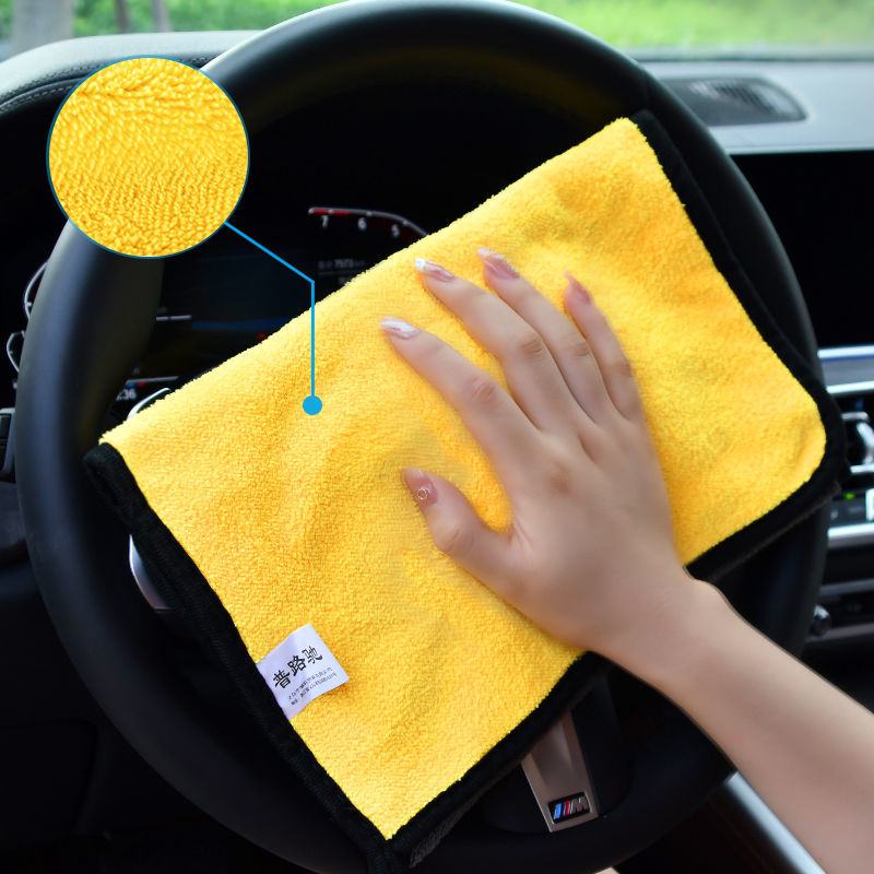 洗车专用毛巾擦车巾汽车用品吸水加厚大号擦玻璃洗车巾不掉毛鹿皮