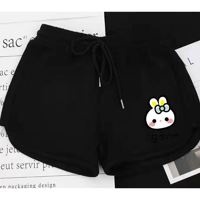 Cotton children's clothing boy baby middle and small children 2023 summer new Korean version sports thin section heavy industry cartoon animation shorts