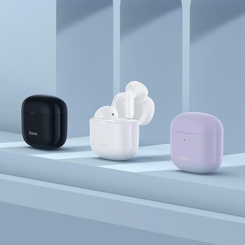 倍思E3新款无线蓝牙耳机长续航低延迟爆款适用于苹果华为小米OPPO