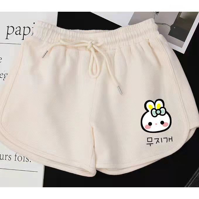 Cotton children's clothing boy baby middle and small children 2023 summer new Korean version sports thin section heavy industry cartoon animation shorts