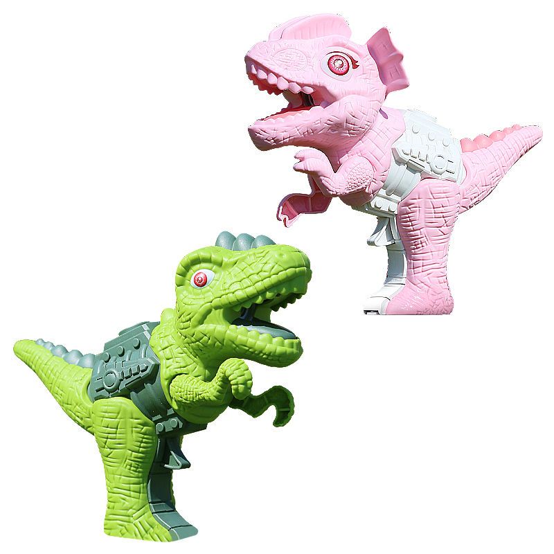 儿童电动喷火恐龙喷雾枪网红霸王龙三角龙动物宝宝2岁3男女孩玩具